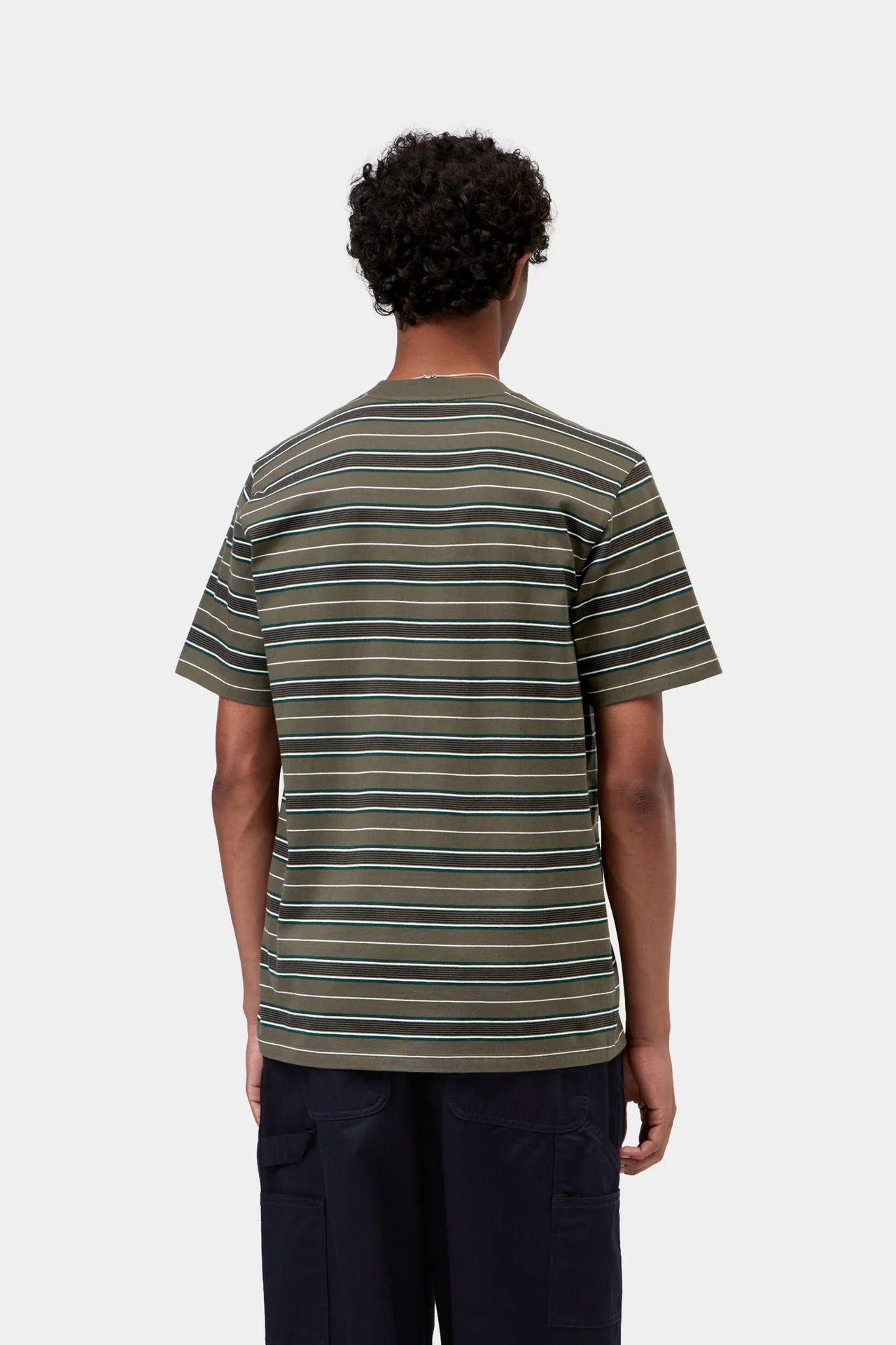 Carhartt S/S Bronson T-Shirt - Bronson Stripe, Cypress