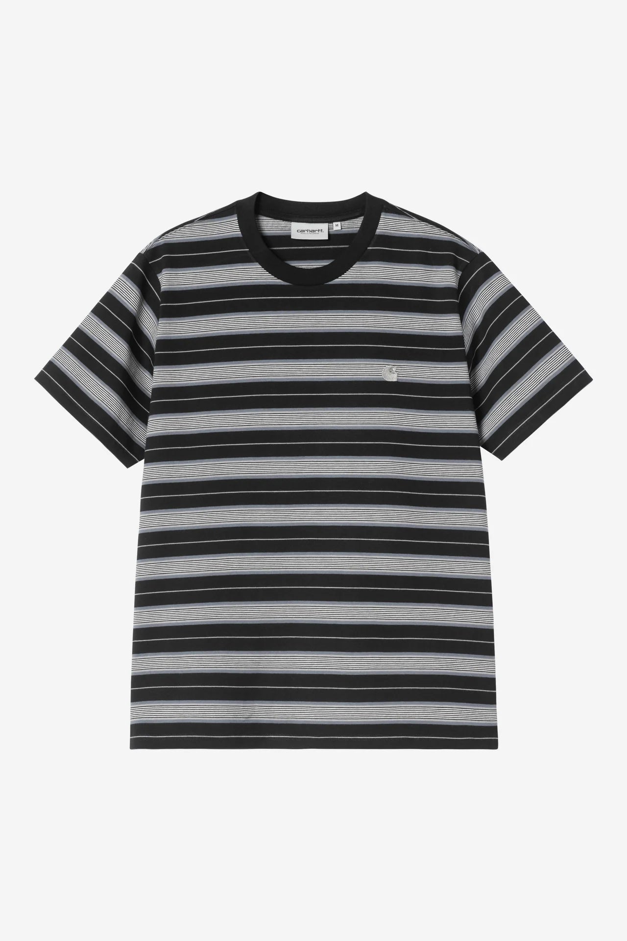 Carhartt S/S Bronson T-Shirt - Bronson Stripe, Black