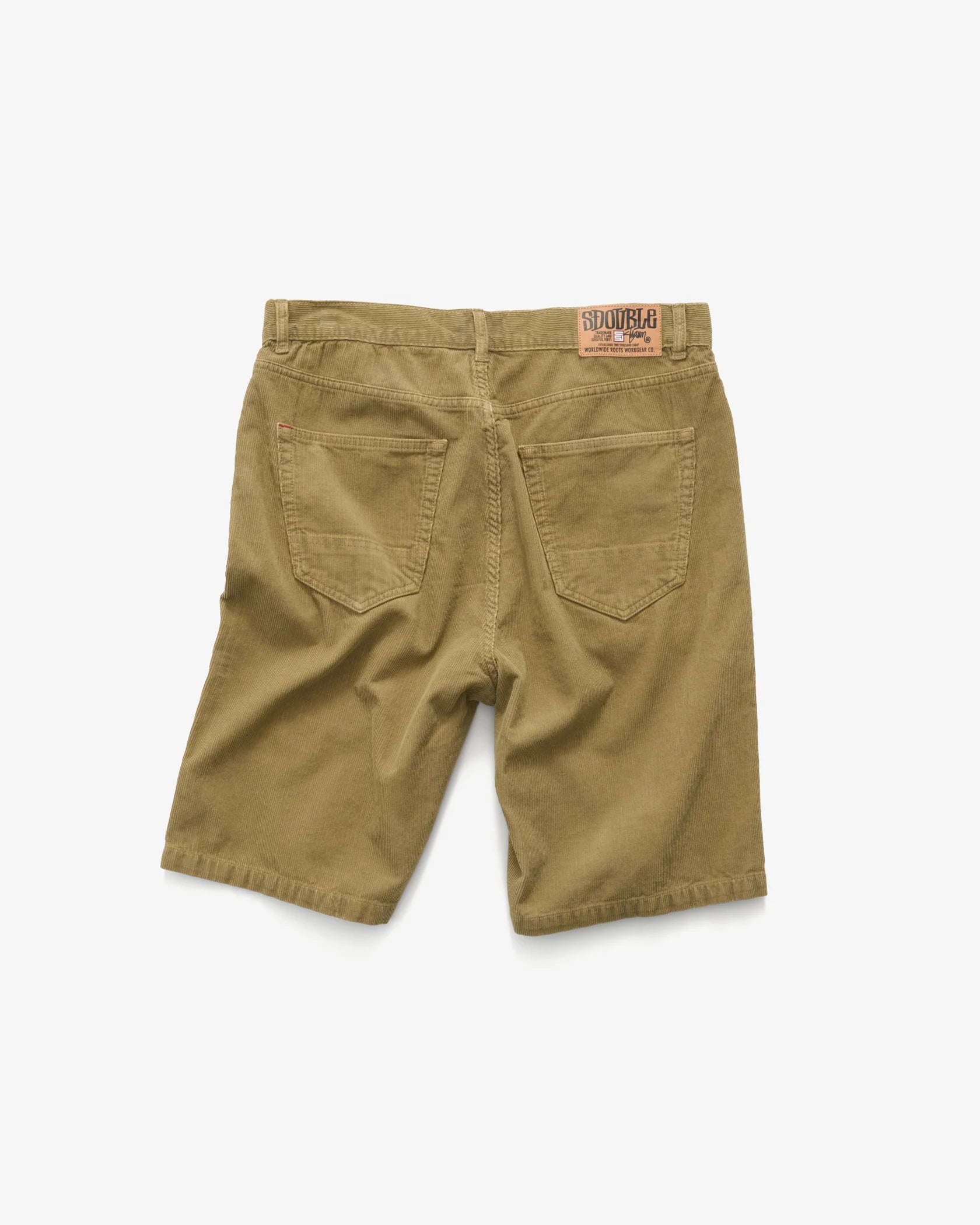 S-Double Corduroy 5 Pocket Short - Stone