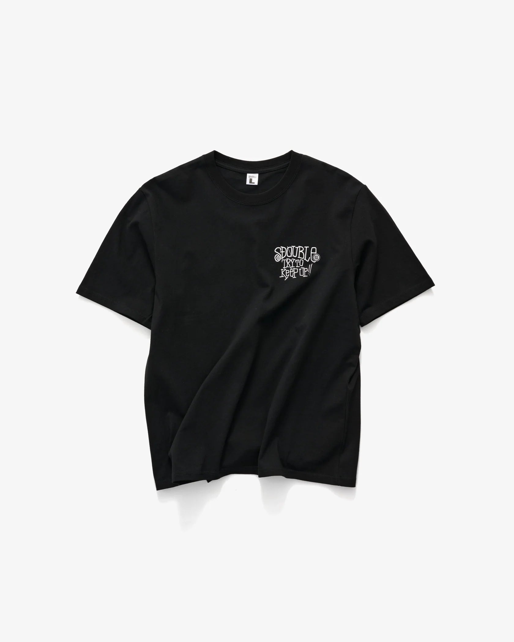 S-Double Try to Keep Up T-Shirt - Overdye Black