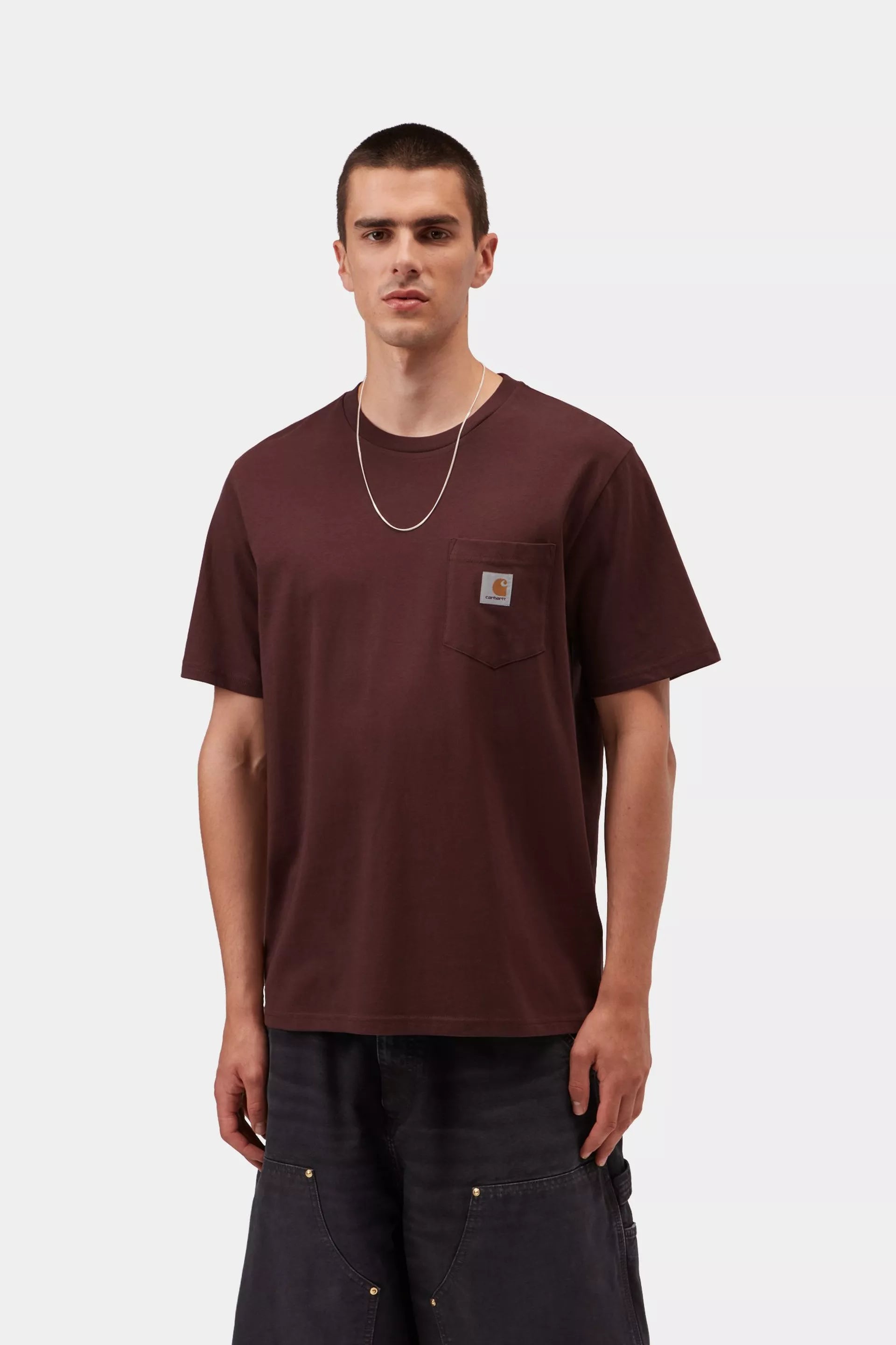 Carhartt S/S Pocket T-Shirt - Amarone