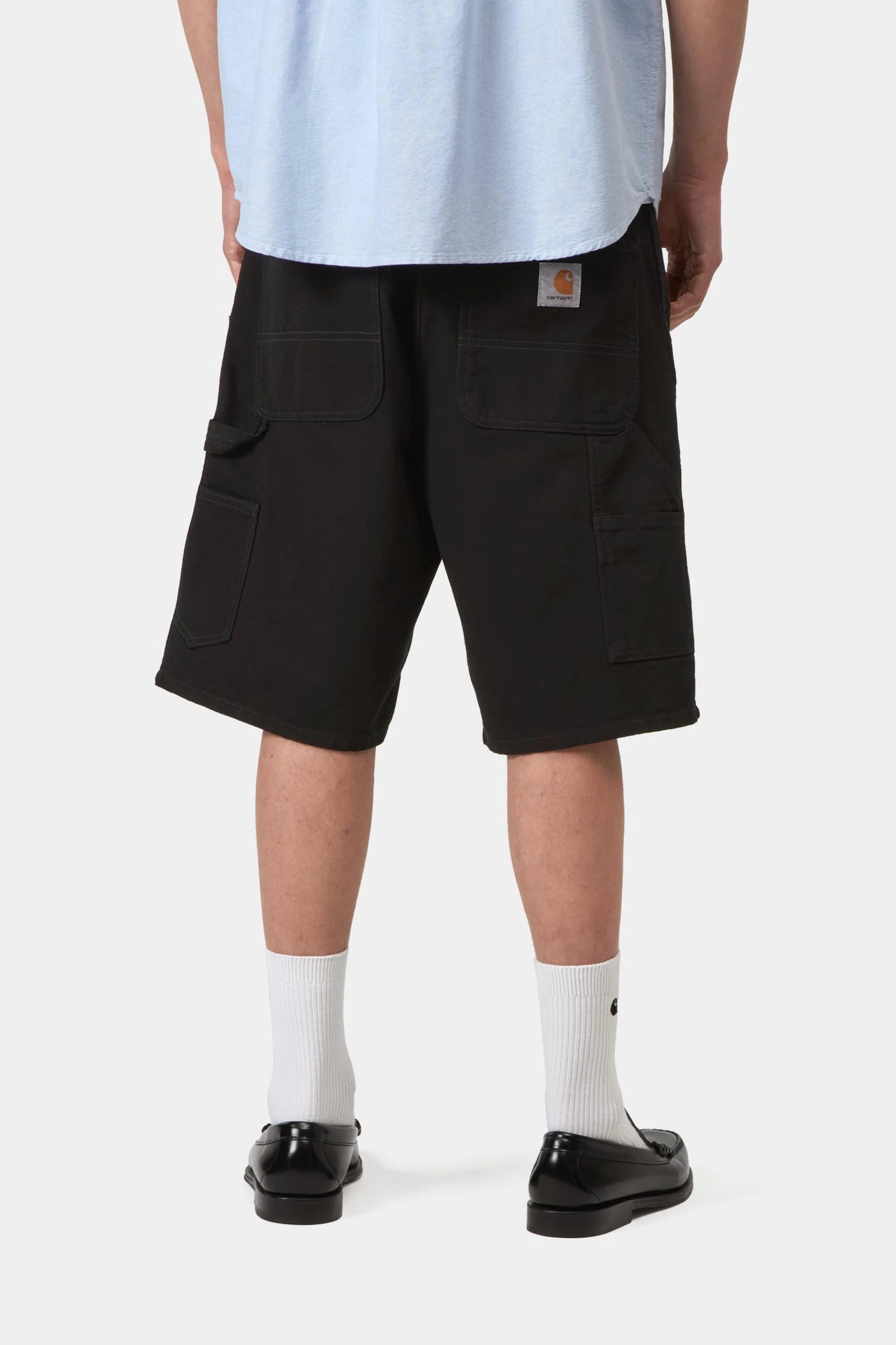 Carhartt Single Knee Short - Black Rinsed