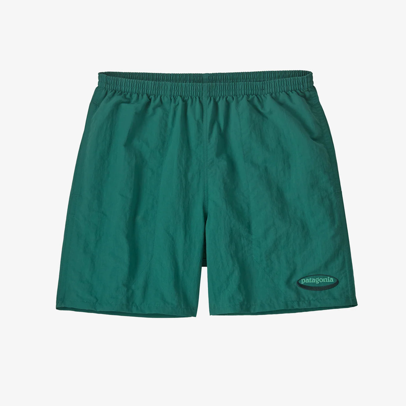 Patagonia Men's Baggies™ Shorts - 5" - 95 Oval Logo : Gem Green - Stencil