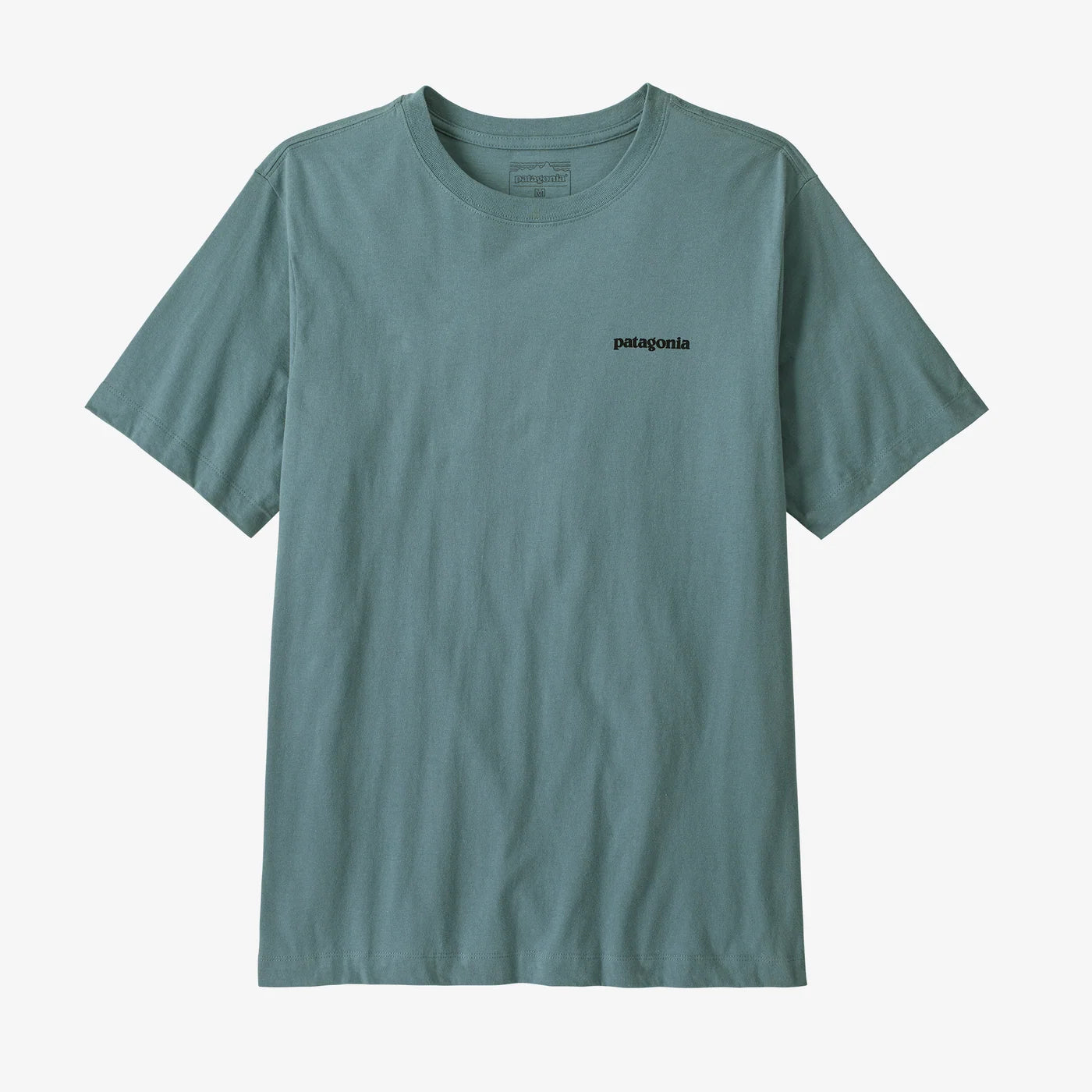 Patagonia Men's P-6 Logo T-Shirt - Blue Sage - Stencil