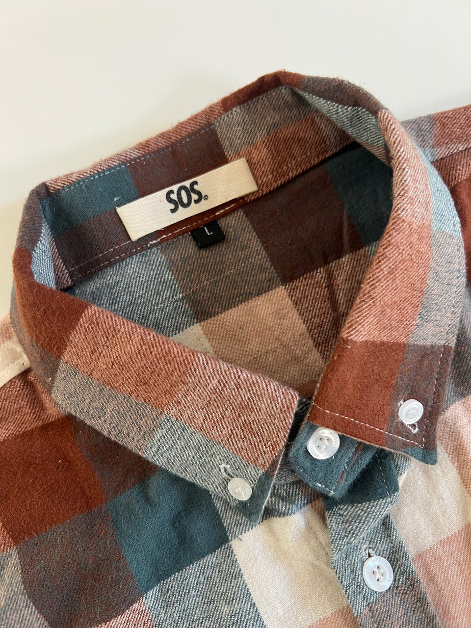 SOS Hereford Flannel L/S Shirt - Rustic Blues