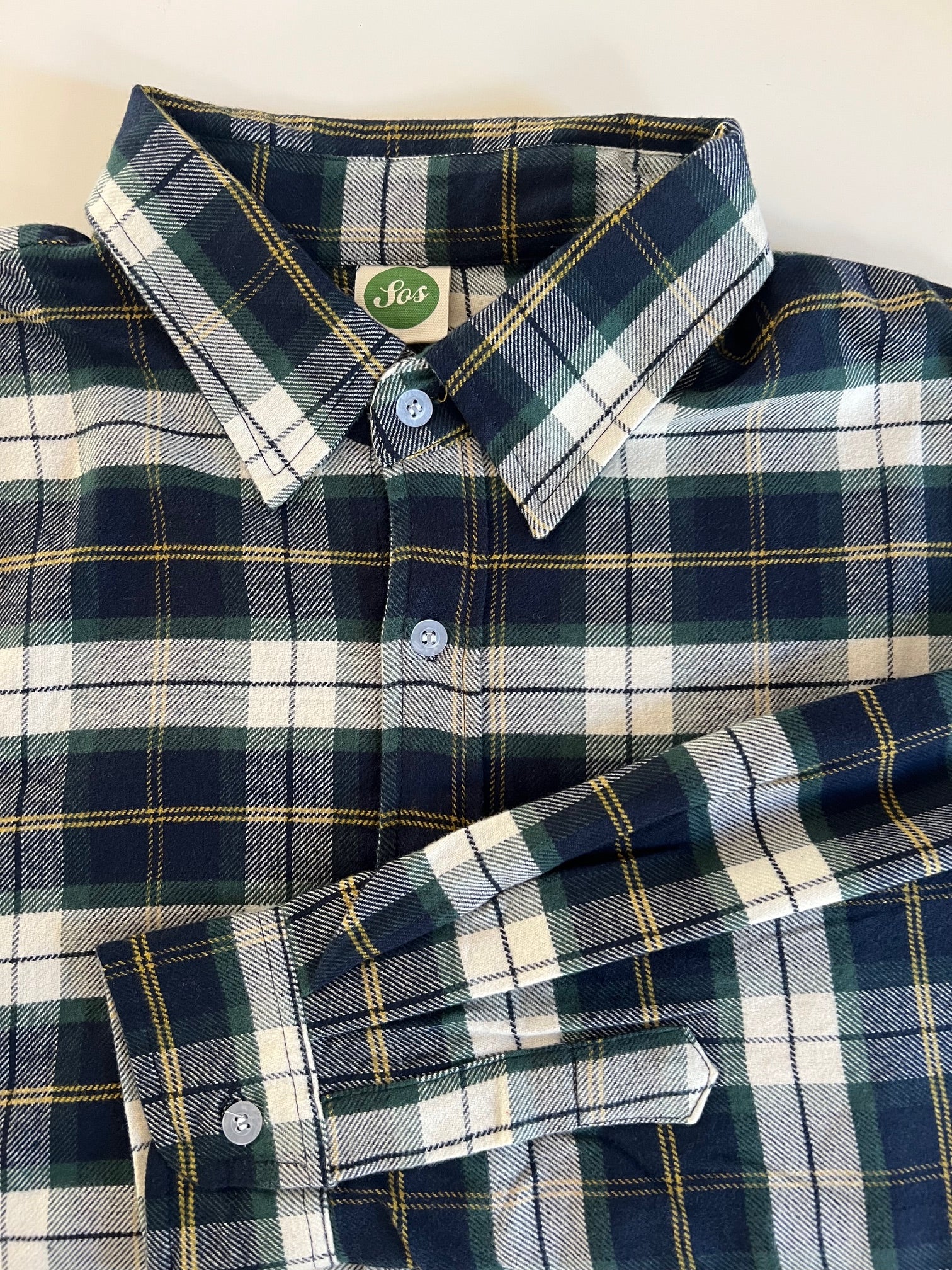 SOS Colombo Flannel L/S Shirt - Port Hills Plaid