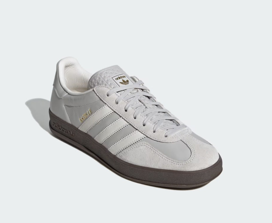 Adidas Gazelle Indoor - Grey One / Core White / Gum