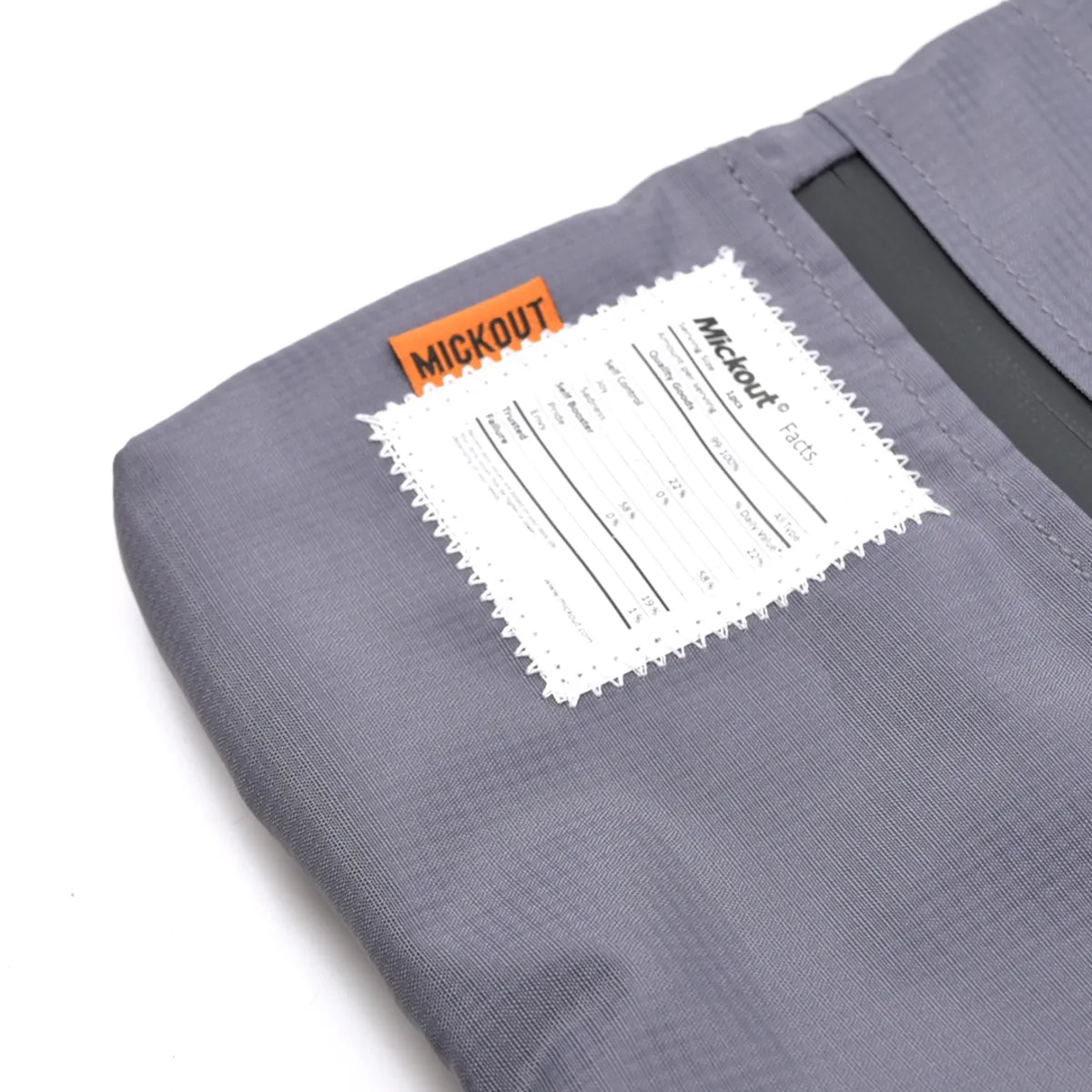 Mickout Project Sling Bag Kait Grey - Stencil
