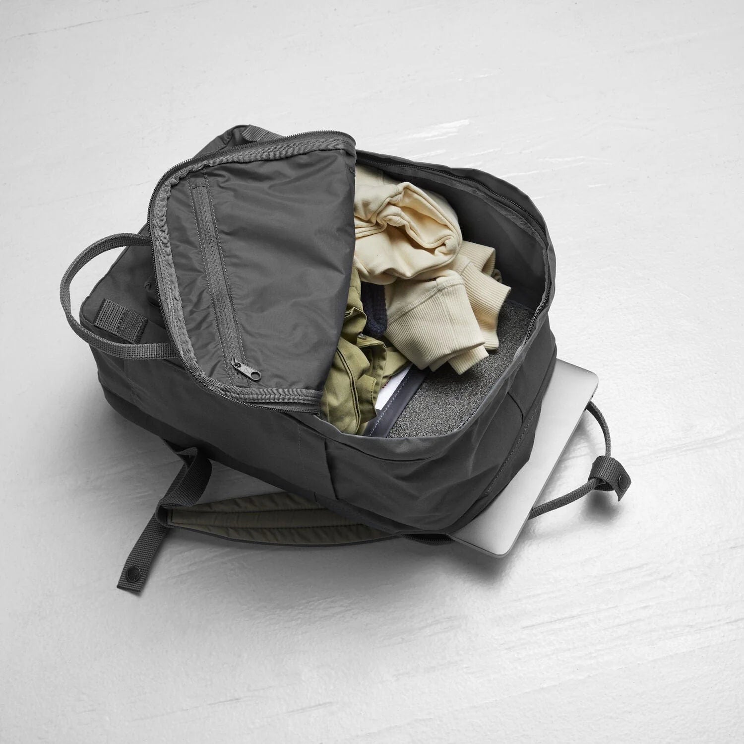 Fjallraven Kanken Backpack 15in Laptop - Graphite