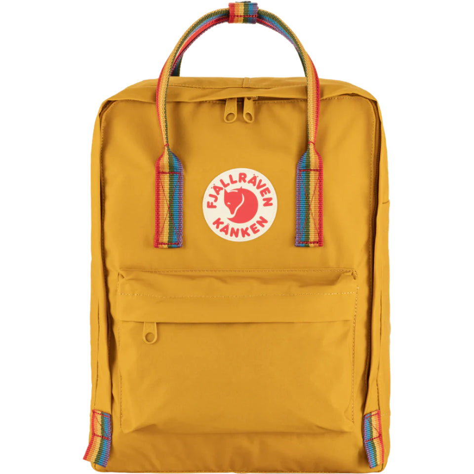 Fjallraven Kanken Rainbow - Ochre-Rainbow Pattern