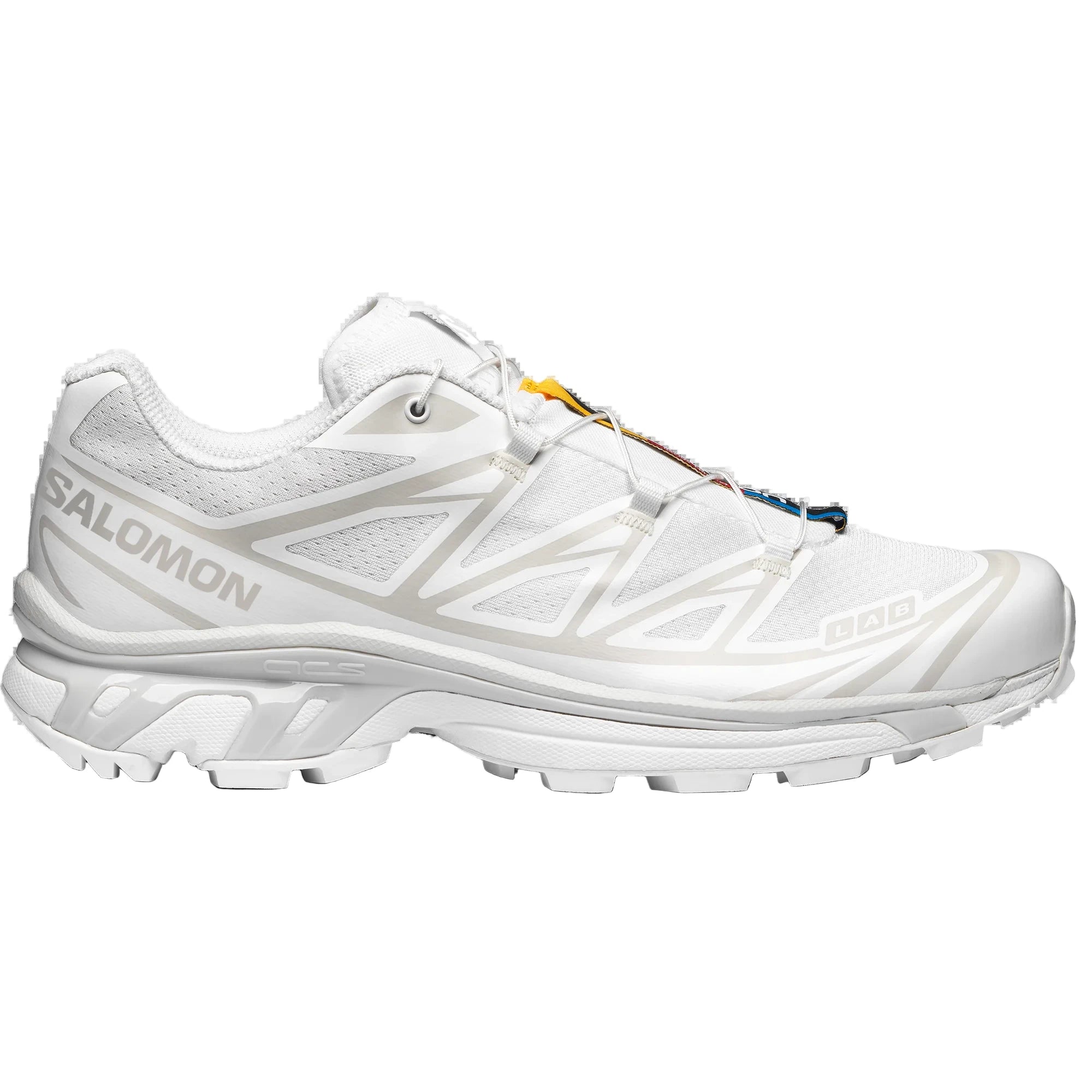 Salomon XT-6 - White/White/Lunar Rock - Stencil