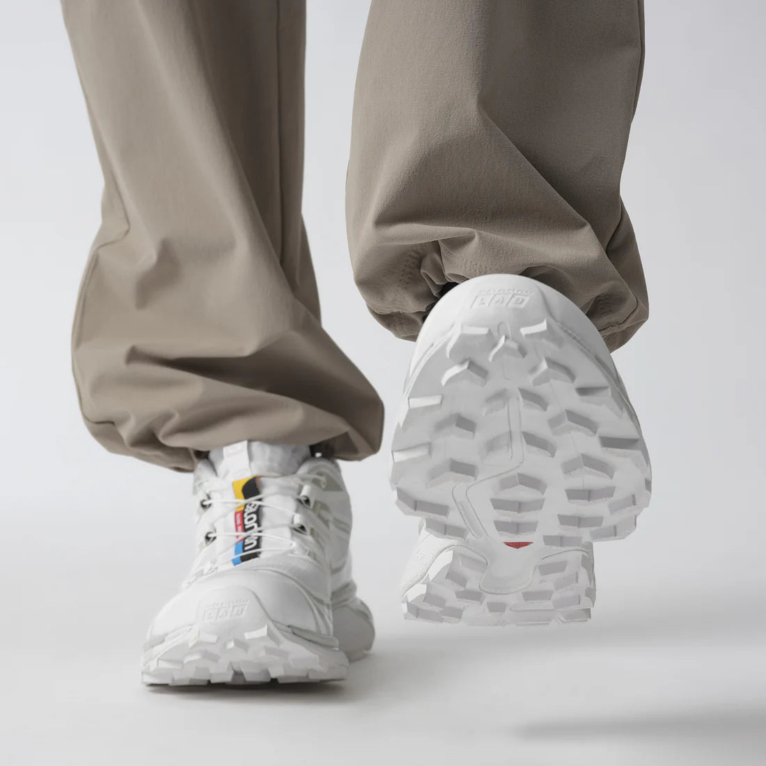 Salomon XT-6 - White/White/Lunar Rock - Stencil