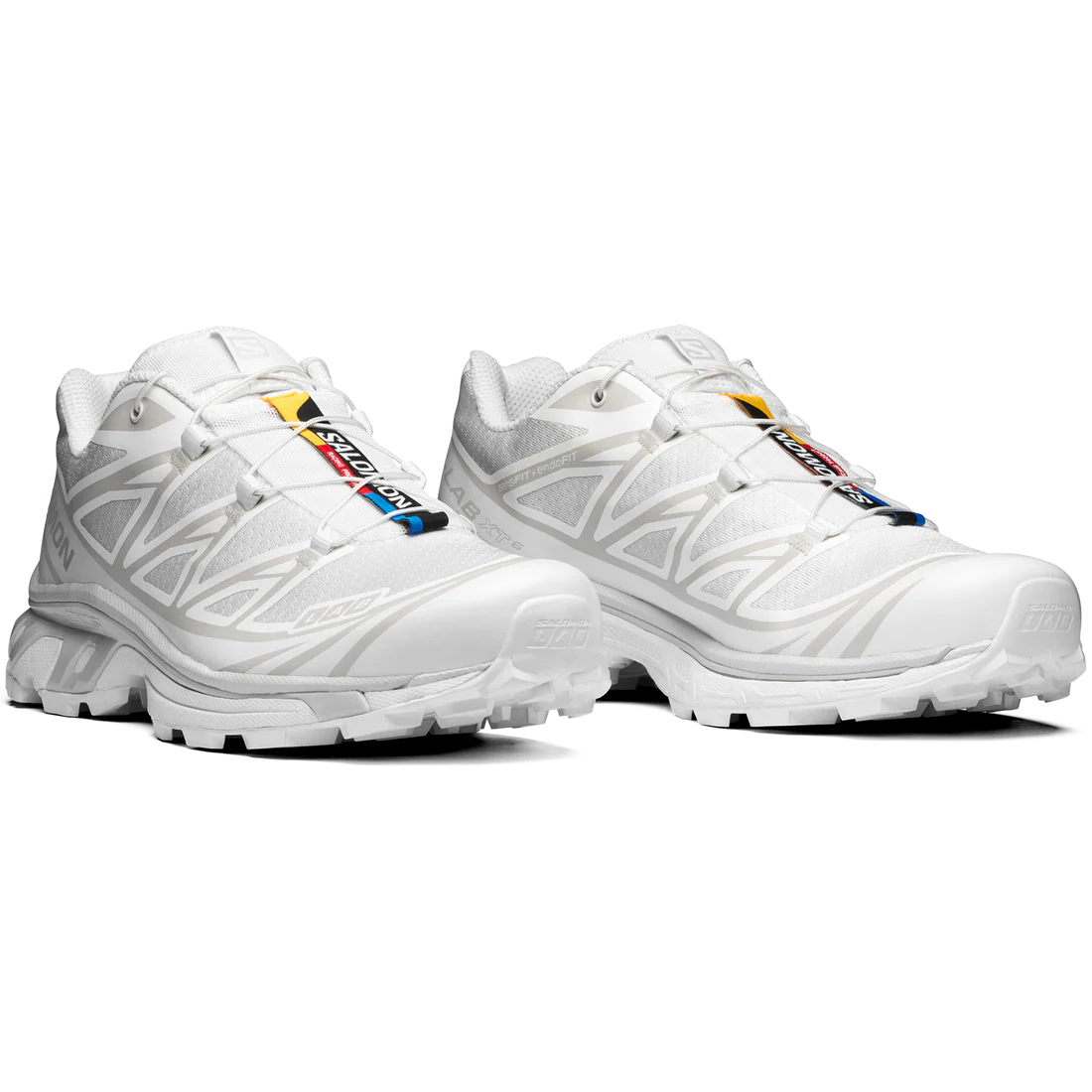 Salomon XT-6 - White/White/Lunar Rock - Stencil