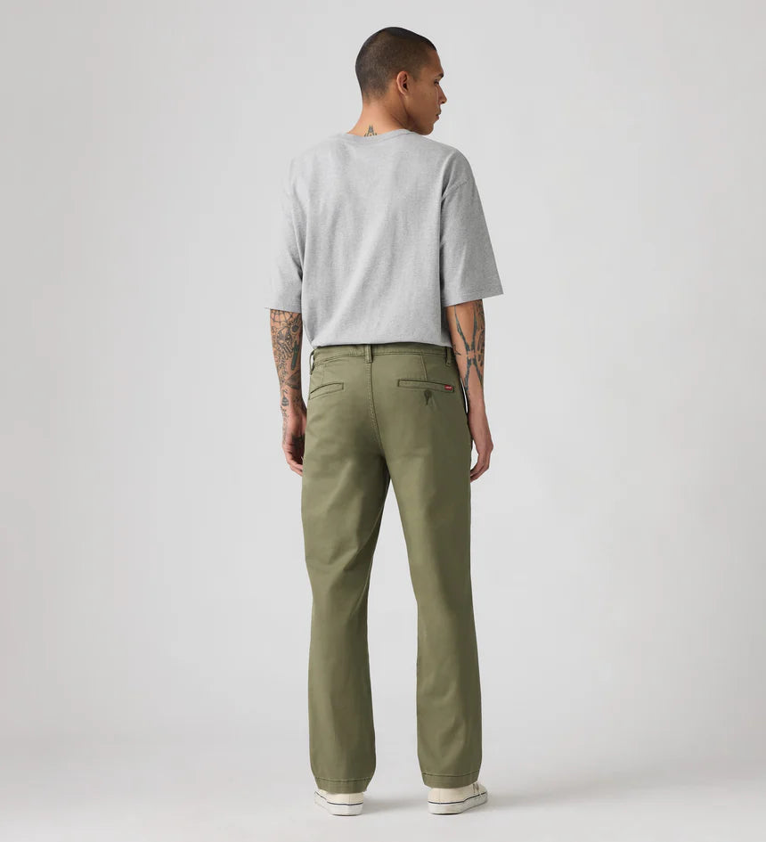 Levis Men's XX Chino Relaxed Straight - Olive Night Twill - Stencil