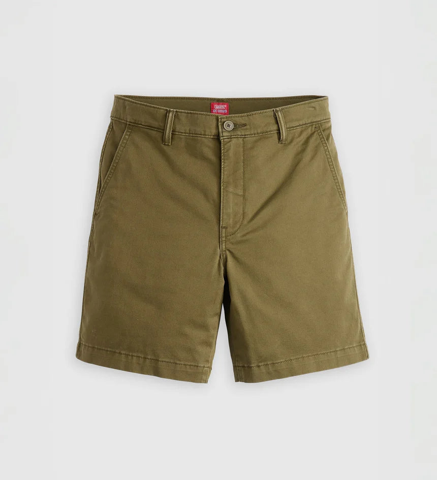 Levi's Men's XX Chino Relaxed Shorts - Olive Night Stretch Twill - Stencil