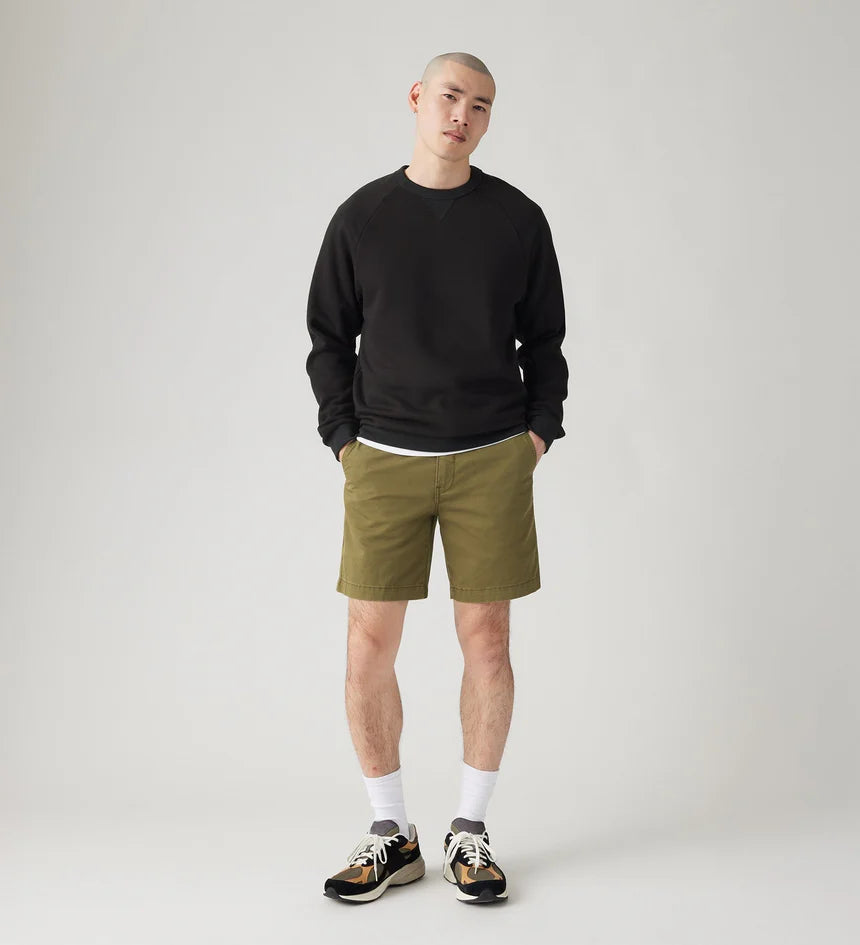 Levi's Men's XX Chino Relaxed Shorts - Olive Night Stretch Twill - Stencil