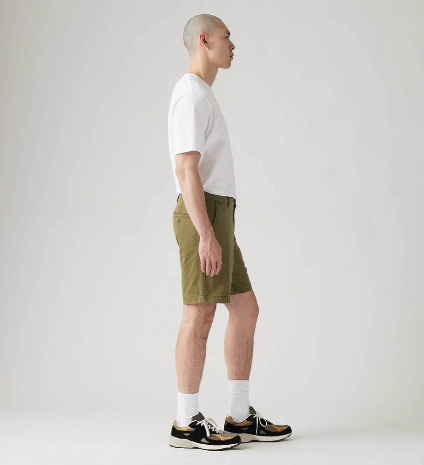 Levi's Men's XX Chino Relaxed Shorts - Olive Night Stretch Twill - Stencil