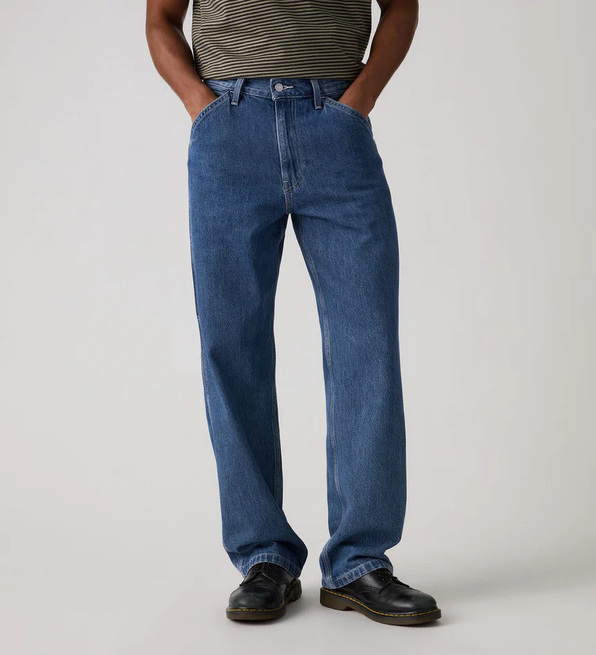 Levi's Men's 568 Loose Straight Carpenter - Safe In Charm Denim - Stencil