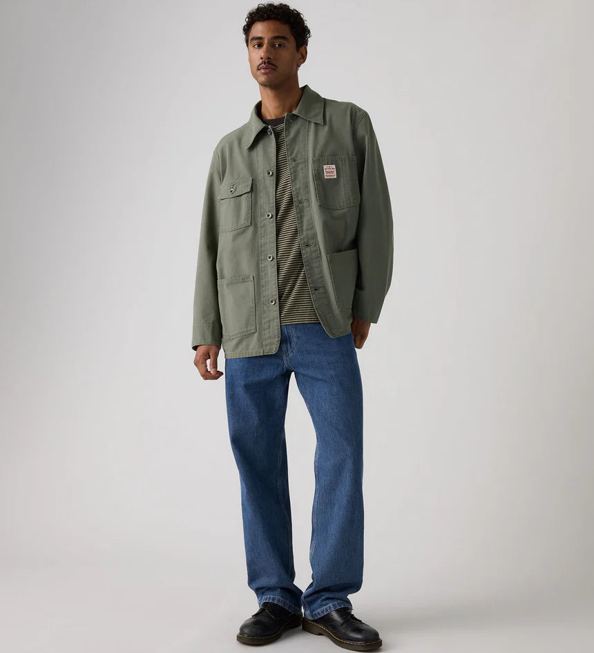 Levi's Men's 568 Loose Straight Carpenter - Safe In Charm Denim - Stencil