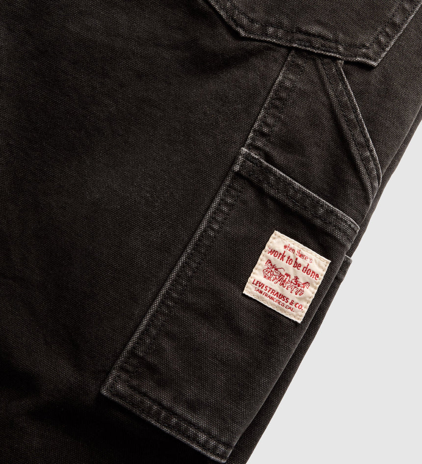 Levi's Men's 568 Loose Straight Carpenter - Every Night Meteorite Canvas - Stencil