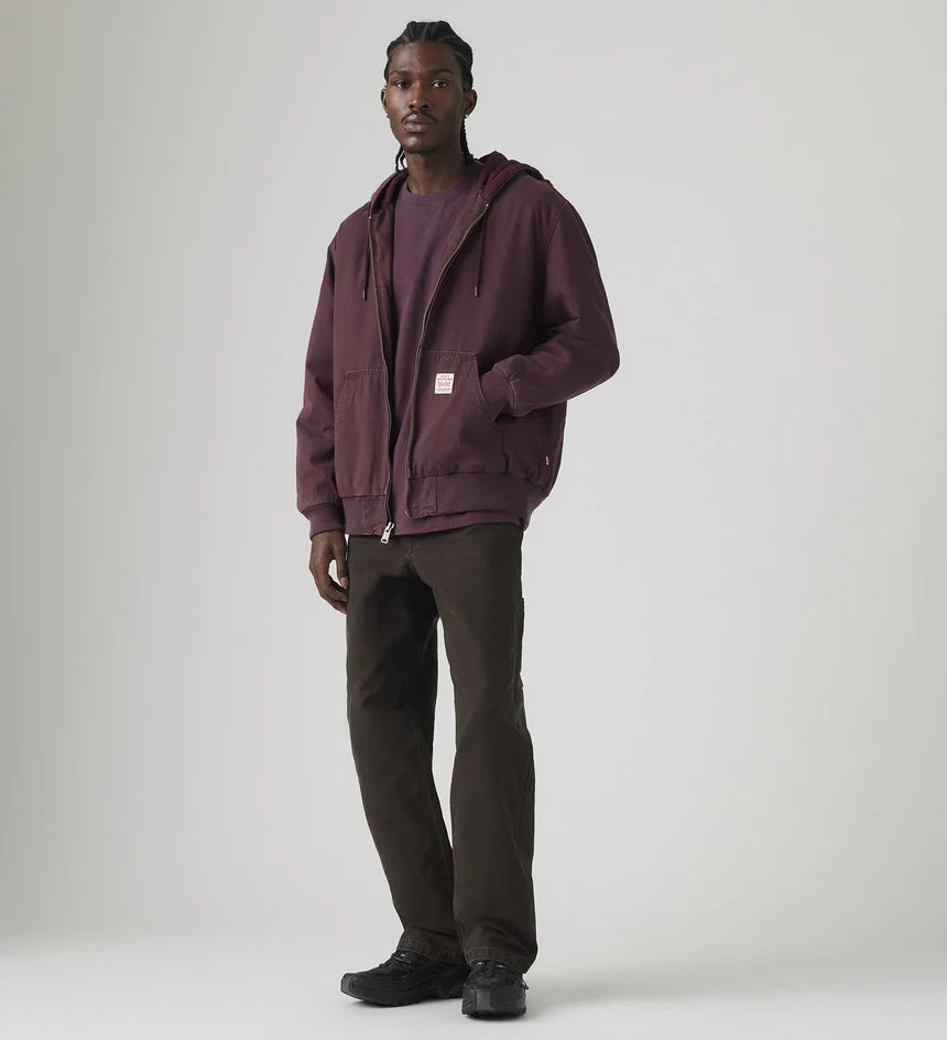 Levi's Men's 568 Loose Straight Carpenter - Every Night Meteorite Canvas - Stencil