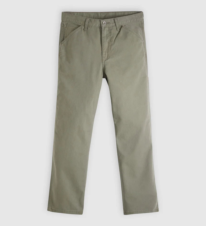Levi's Men's 568 Loose Straight Carpenter - Dried Oregano Lightweight Canvas - Stencil