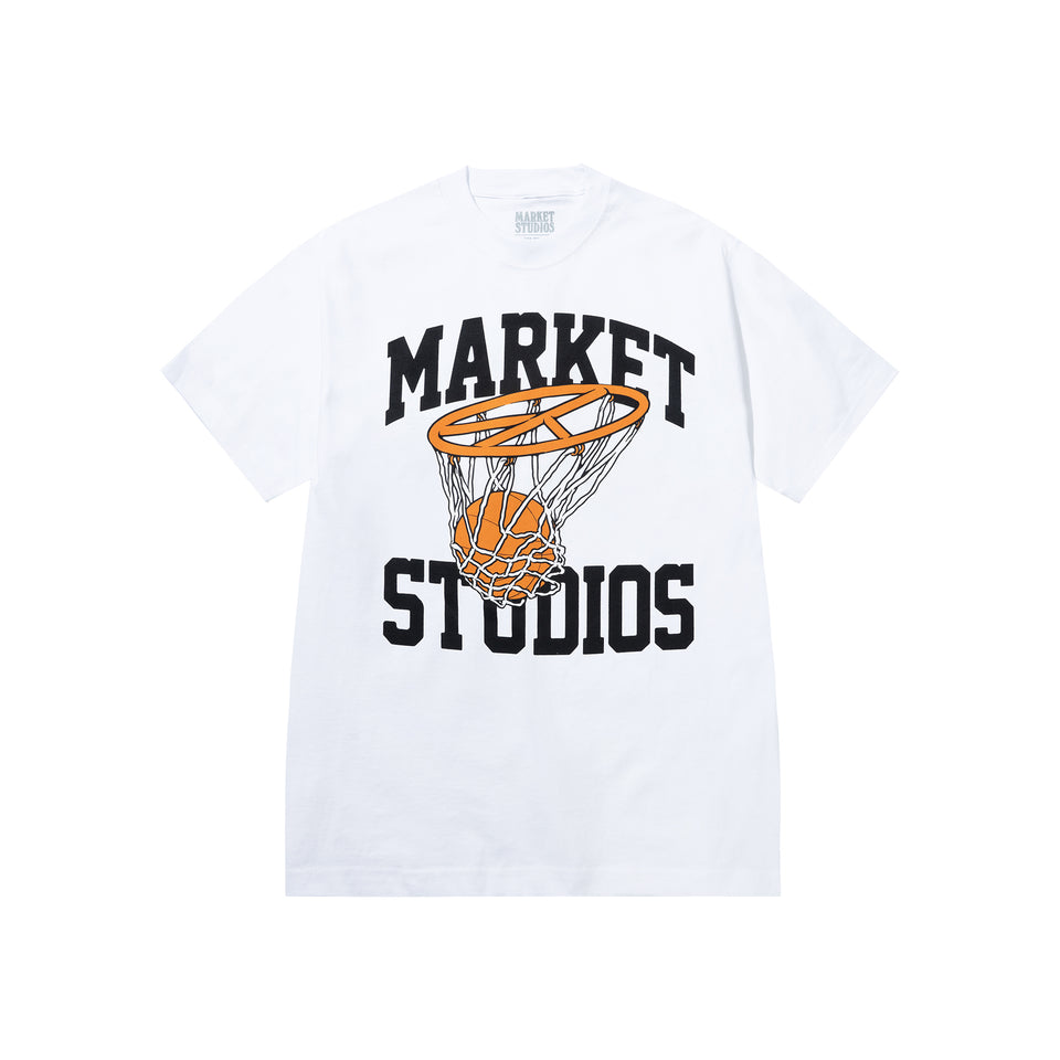 Market Shooting for Peace T-Shirt - White - Stencil