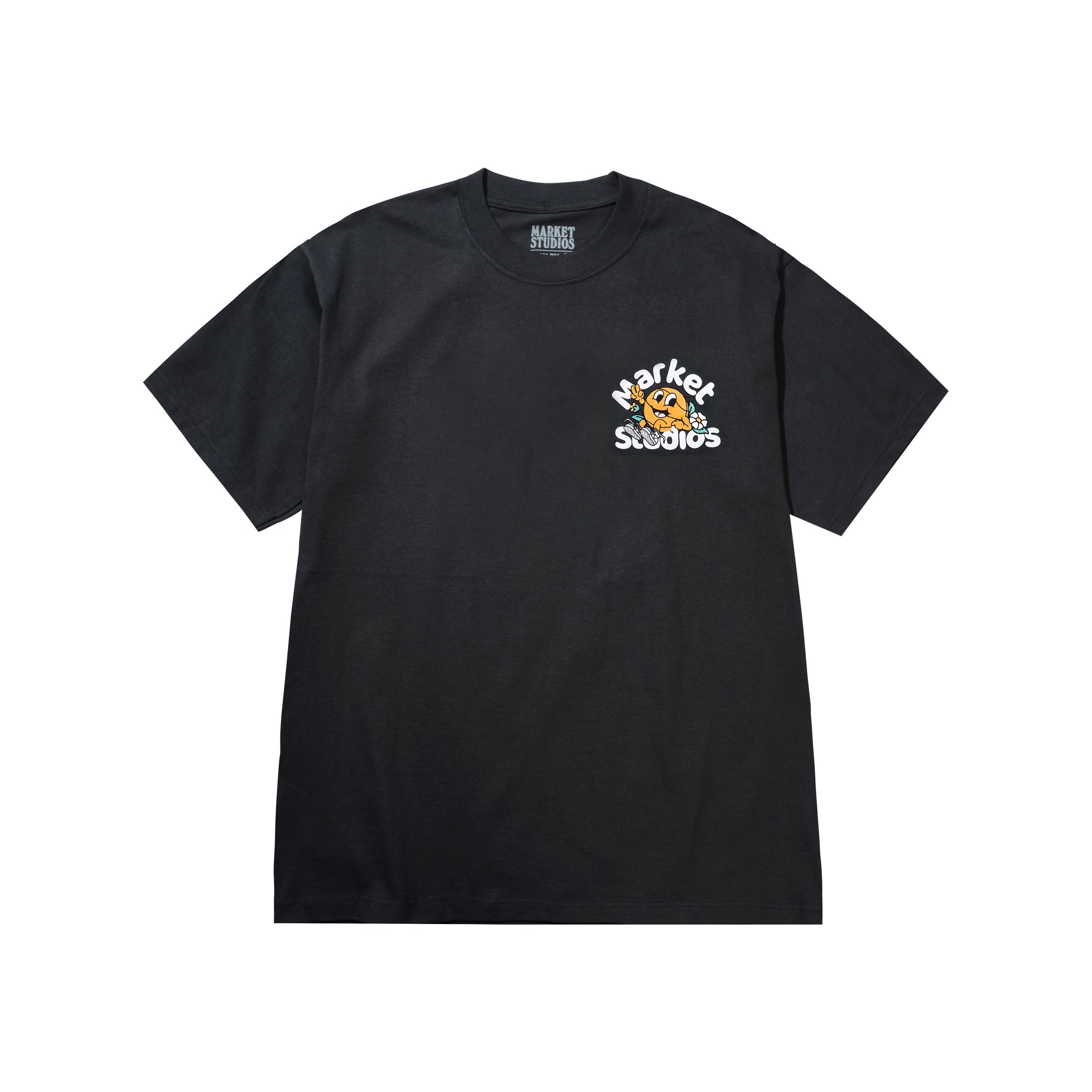 Market Chill in the Net T-Shirt - Black - Stencil