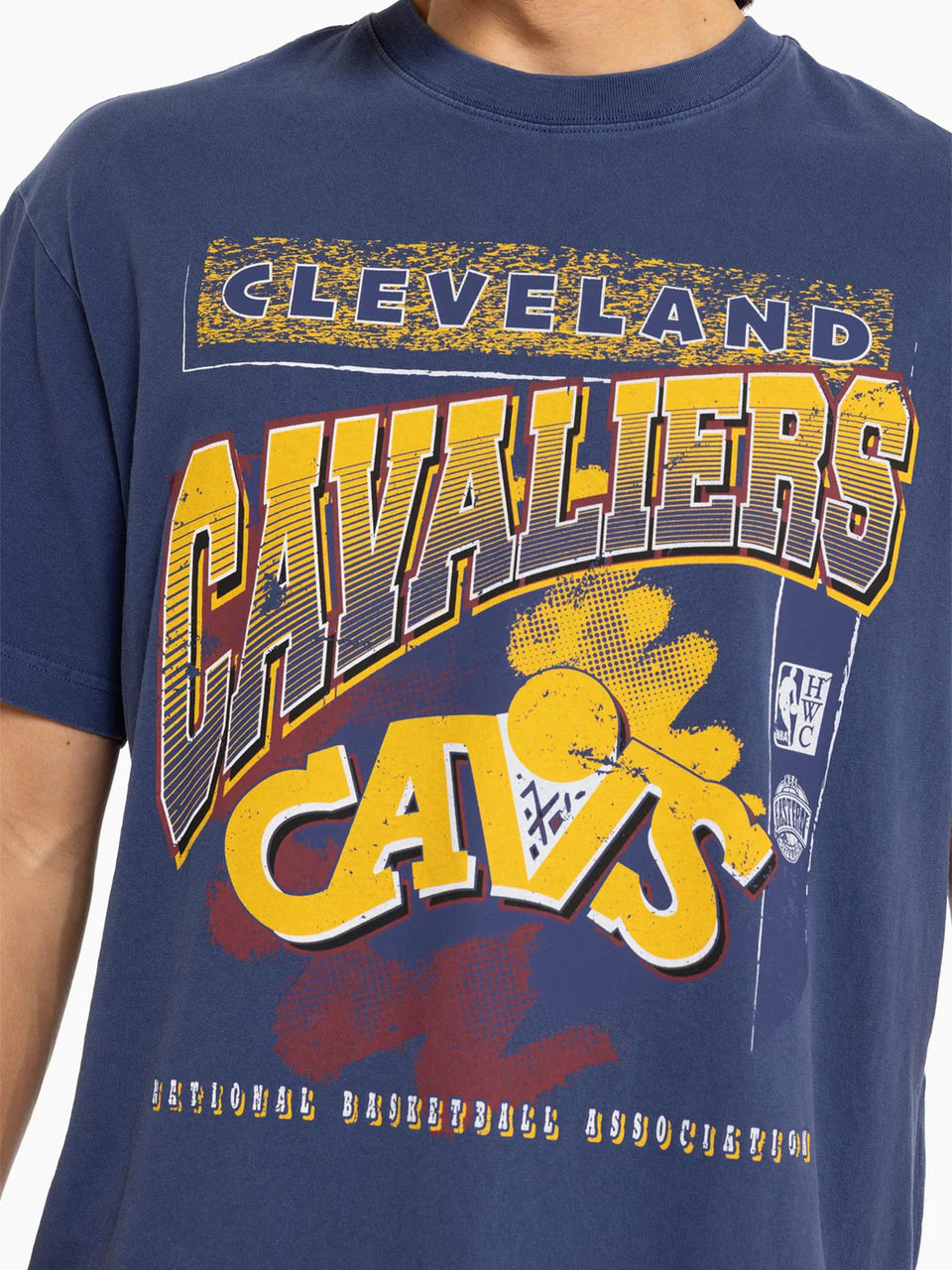 Mitchell & Ness Brush Off 2.0 Tee Cleveland Cavaliers Navy