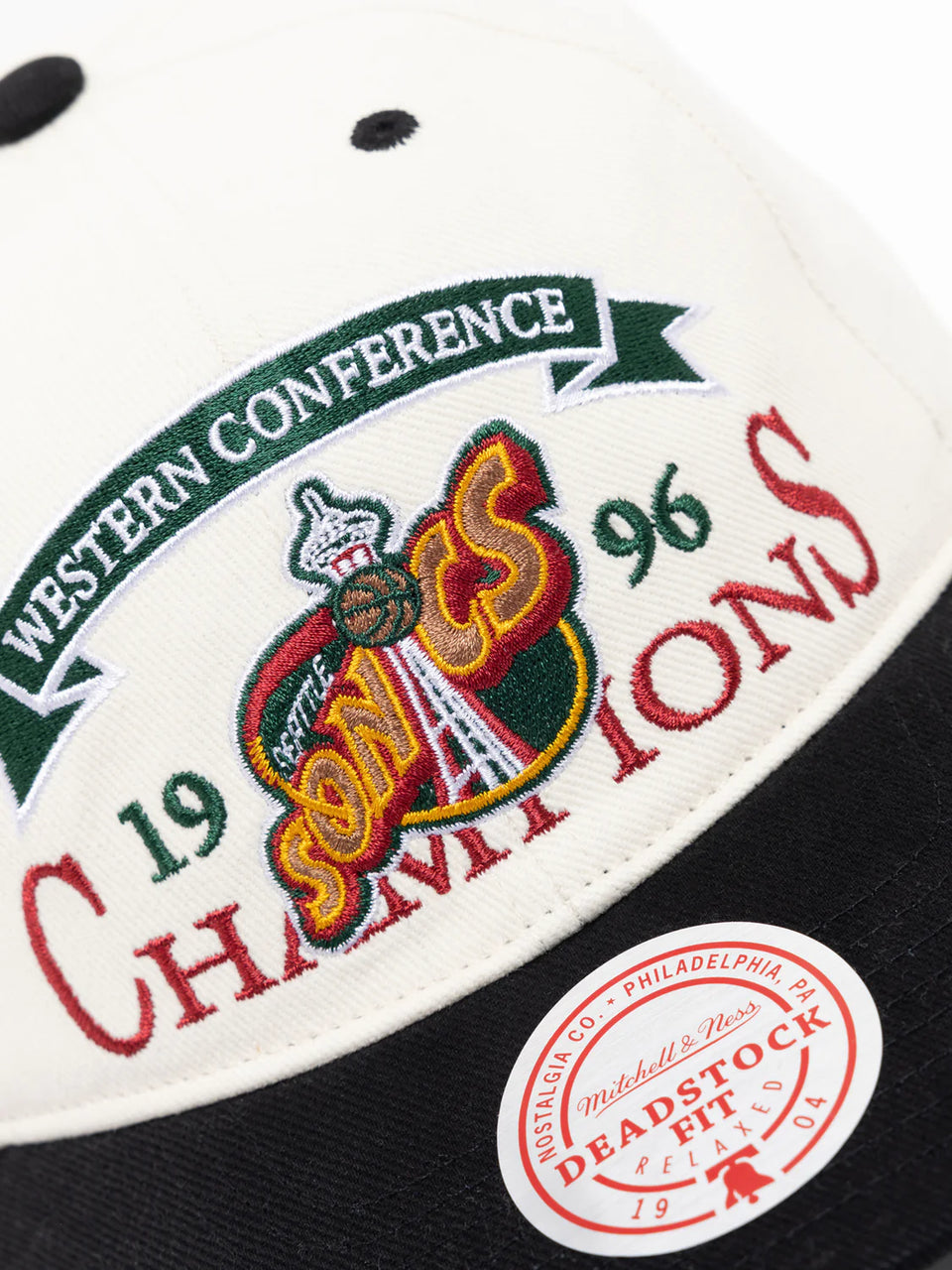 Mitchell & Ness 96 Conference Champs Sonics - Off White