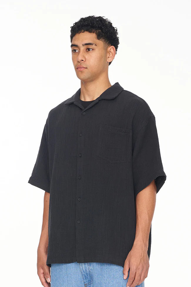 Huffer Dillon Box Shirt - Basalt