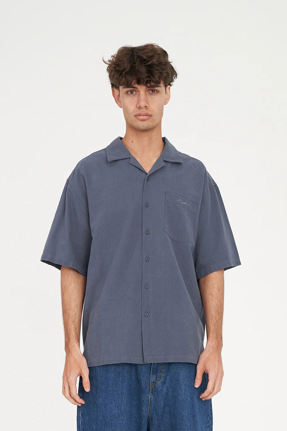 Huffer Cabana Box Shirt - Slate