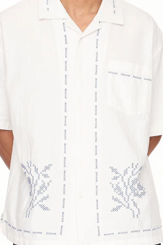 Huffer Cabana Flor Shirt - Chalk