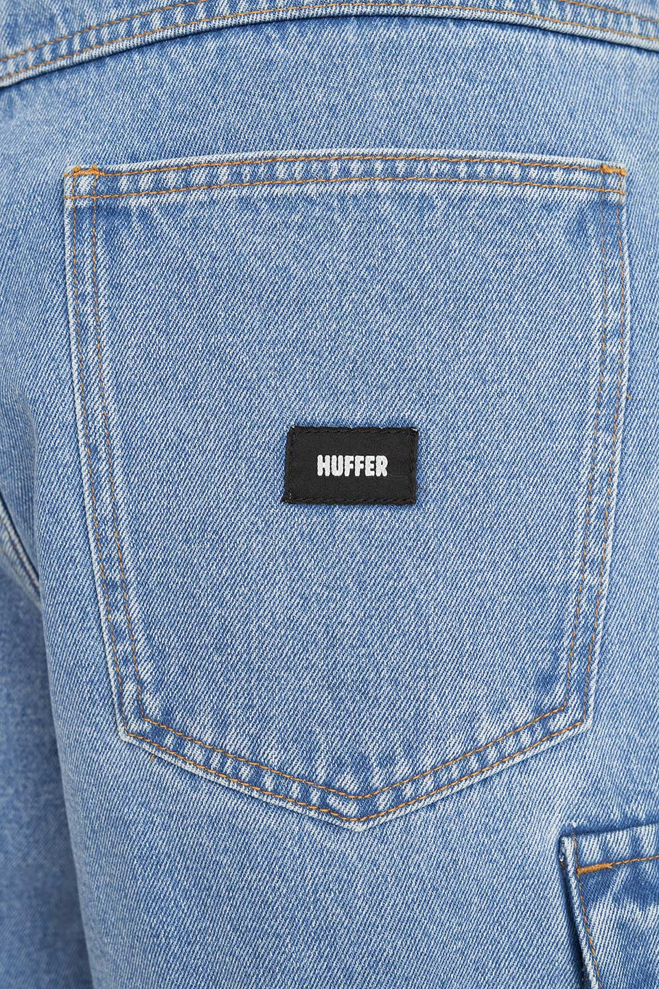 Huffer Xtra Baggy Cargo Short - Blue Wash