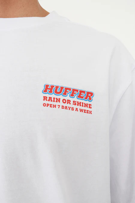 Huffer Sup Tee 190/Legendary - White - Stencil