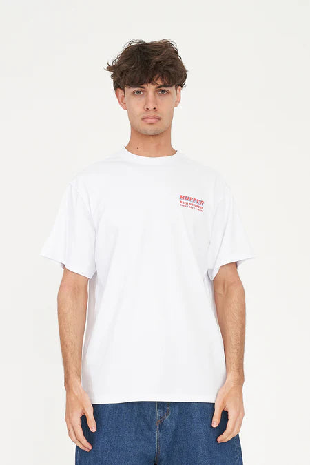 Huffer Sup Tee 190/Legendary - White - Stencil