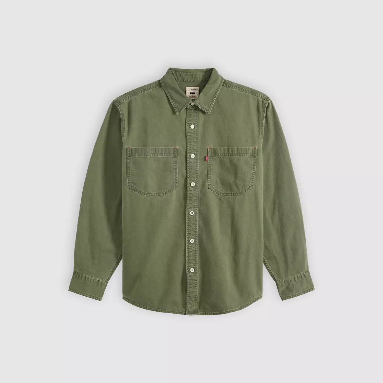 Levi's Men's Mariposa Worker Shirt - Nabali Olive Wash