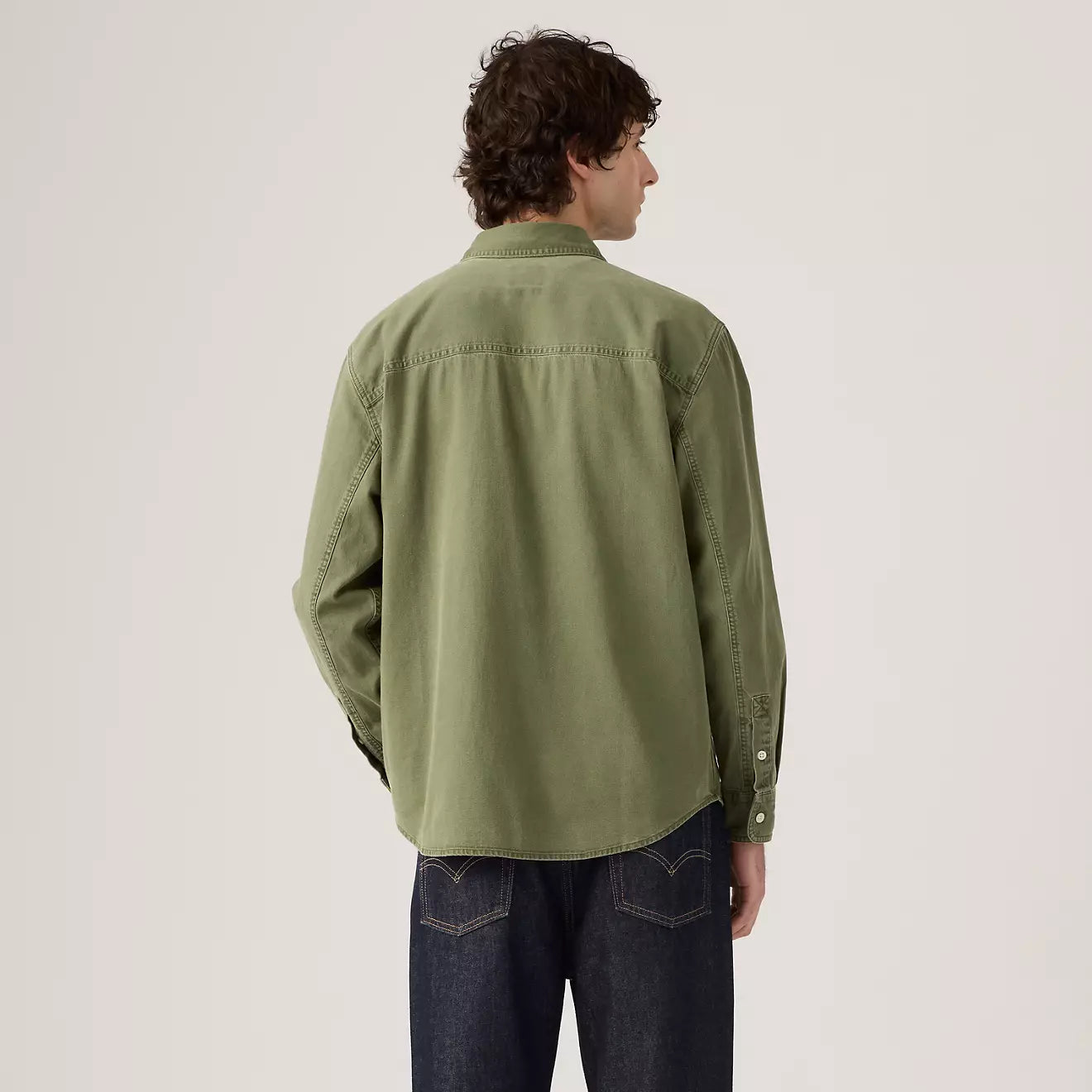Levi's Men's Mariposa Worker Shirt - Nabali Olive Wash