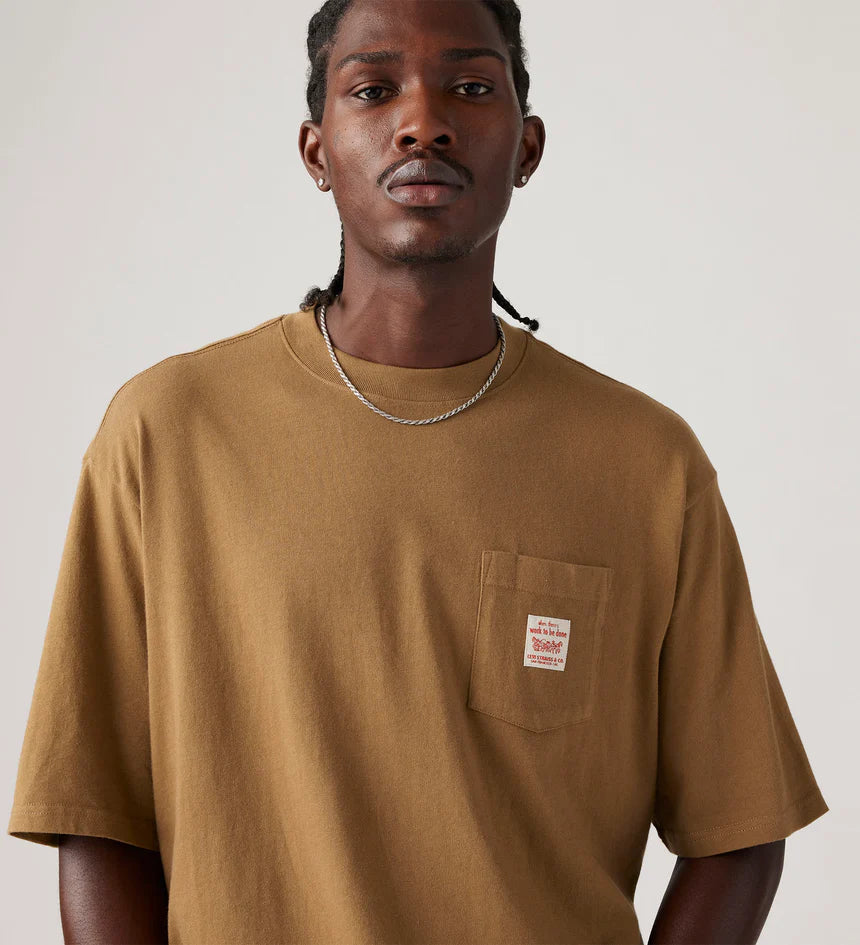 Levi's Men's Short-Sleeve Workwear T-Shirt - Ermine