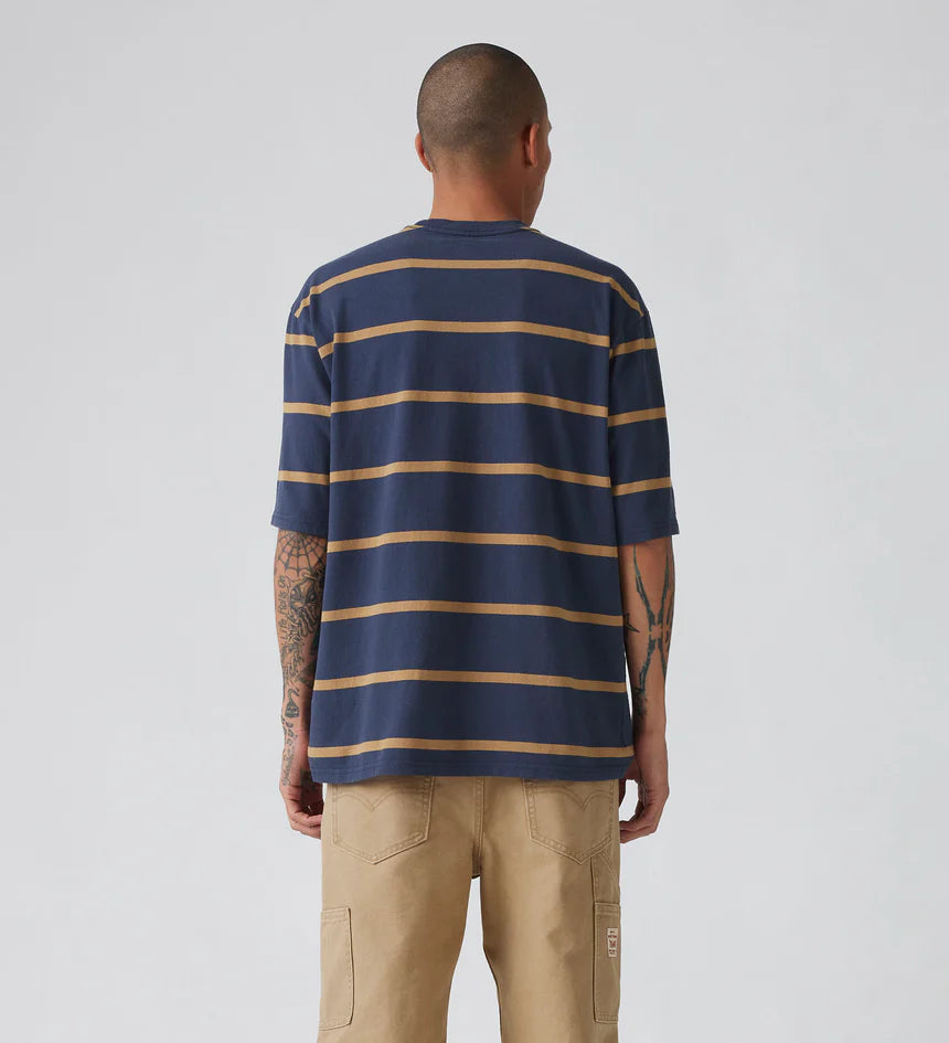 Levi's Men's Short-Sleeve Workwear T-Shirt - Louie Navy Blazer/Ermine