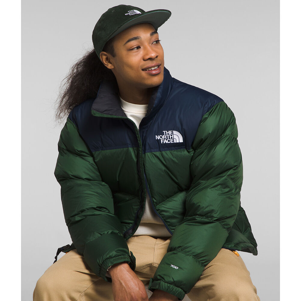 The North Face Men's 1996 Retro Nuptse Jacket Pine needle/Summit Navy ...