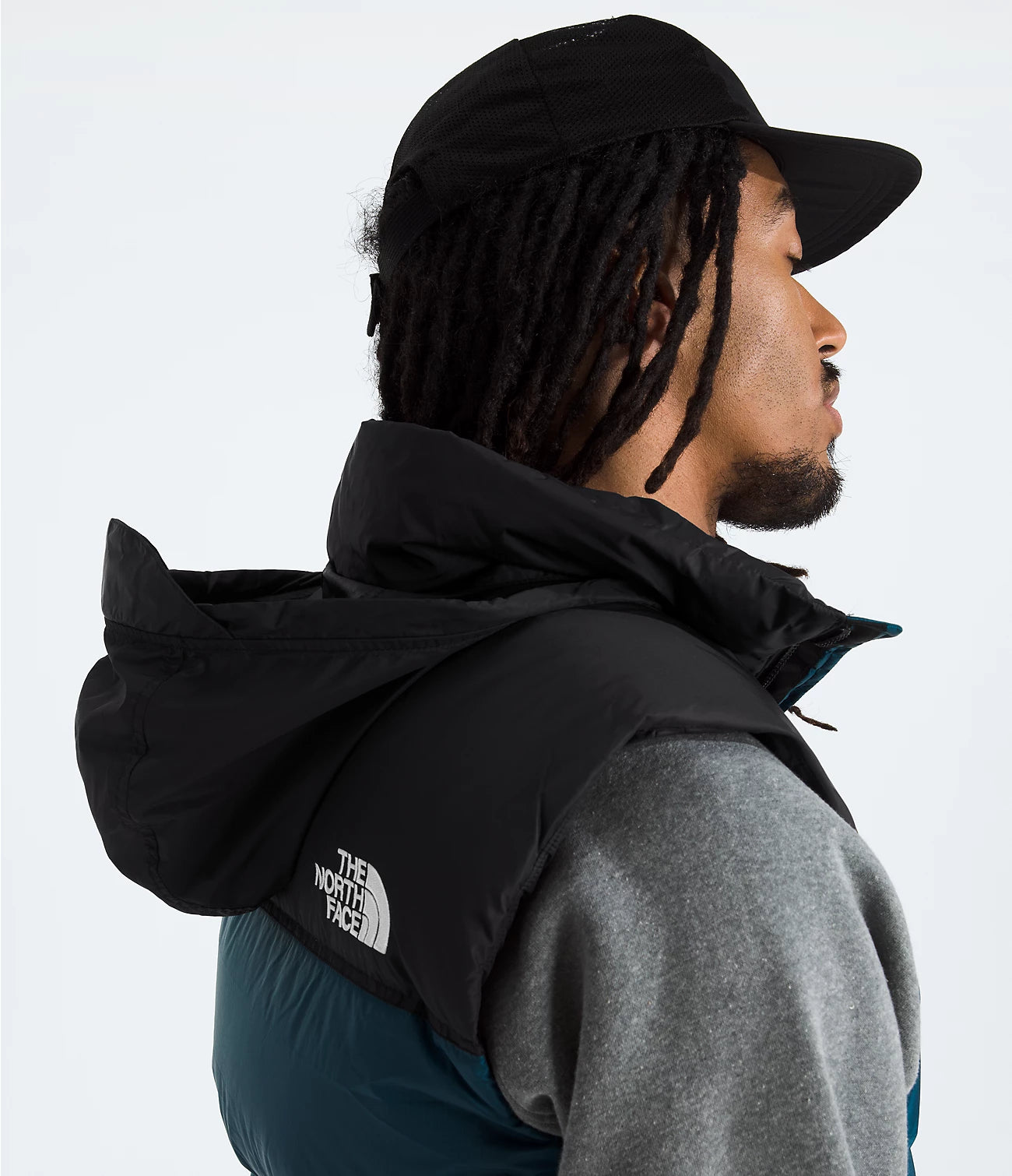 The North Face Men’s 1996 Retro Nuptse Vest - Midnight Petrol/TNF Black - Stencil