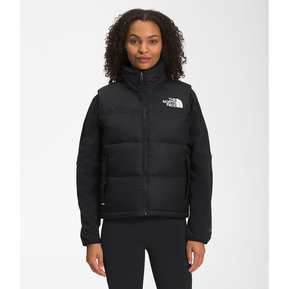 The North Face Women's 1996 Retro Nuptse Vest - Black - Stencil
