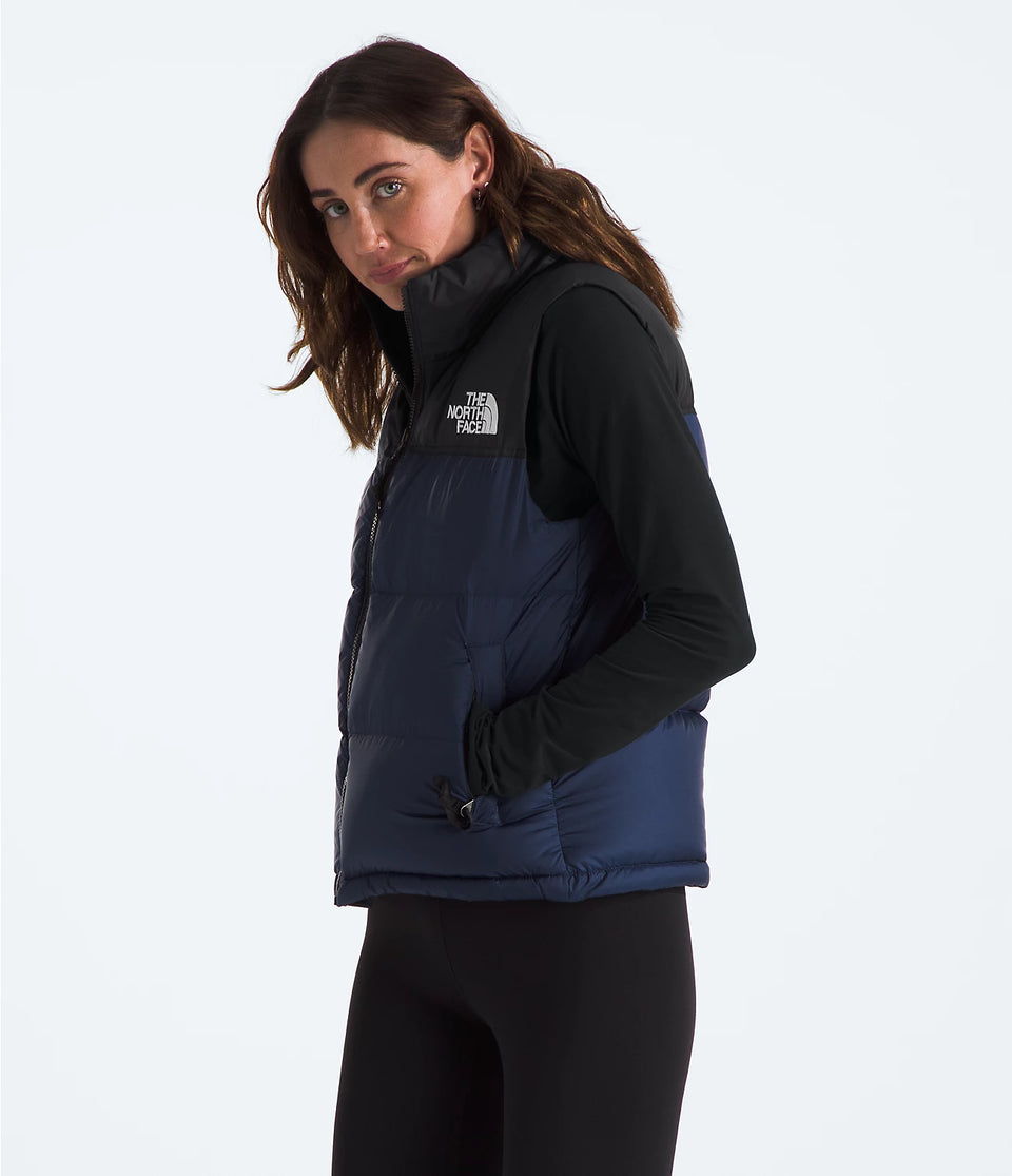 The North Face Women's Women's 1996 Retro Nuptse Vest - Summit Navy/TNF Black