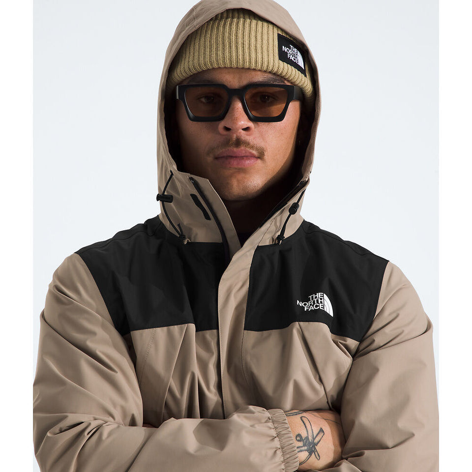 The North Face Men's Antora Jacket - Mushroom Grey/TNF Black