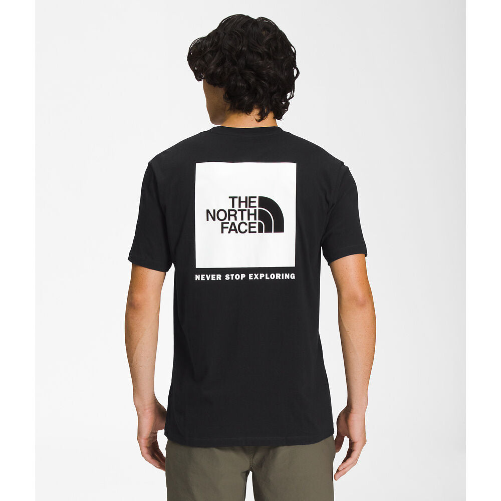 The North Face Men's Short Sleeve Box NSE Tee Black - Stencil
