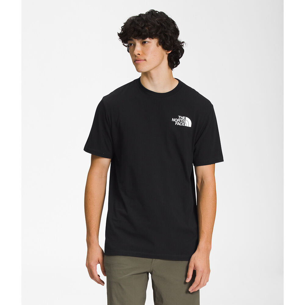 The North Face Men's Short Sleeve Box NSE Tee Black - Stencil