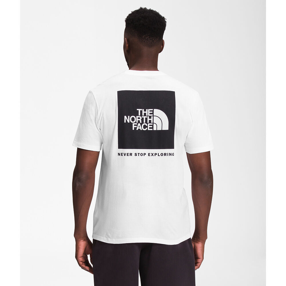 The North Face Men's Short-Sleeve Box NSE Tee TNF White/TNF Black - Stencil