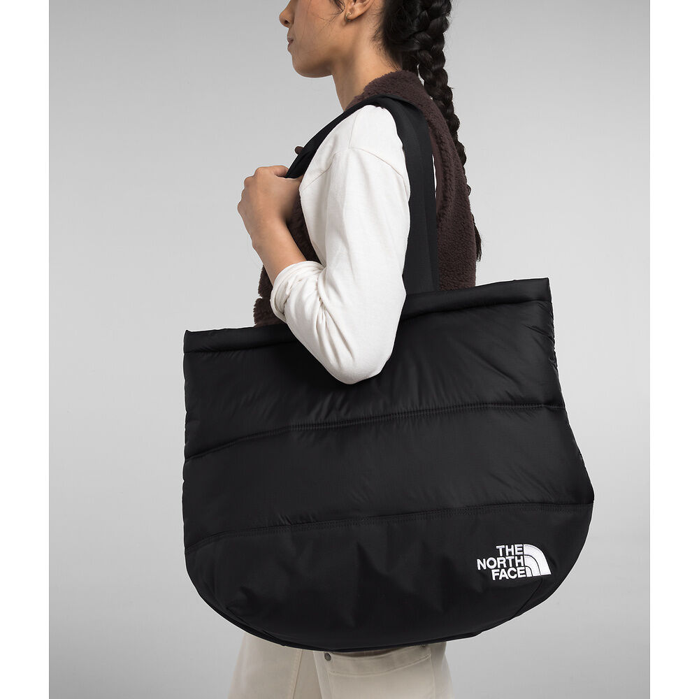 The North Face Nuptse Tote - TNF Black - Stencil