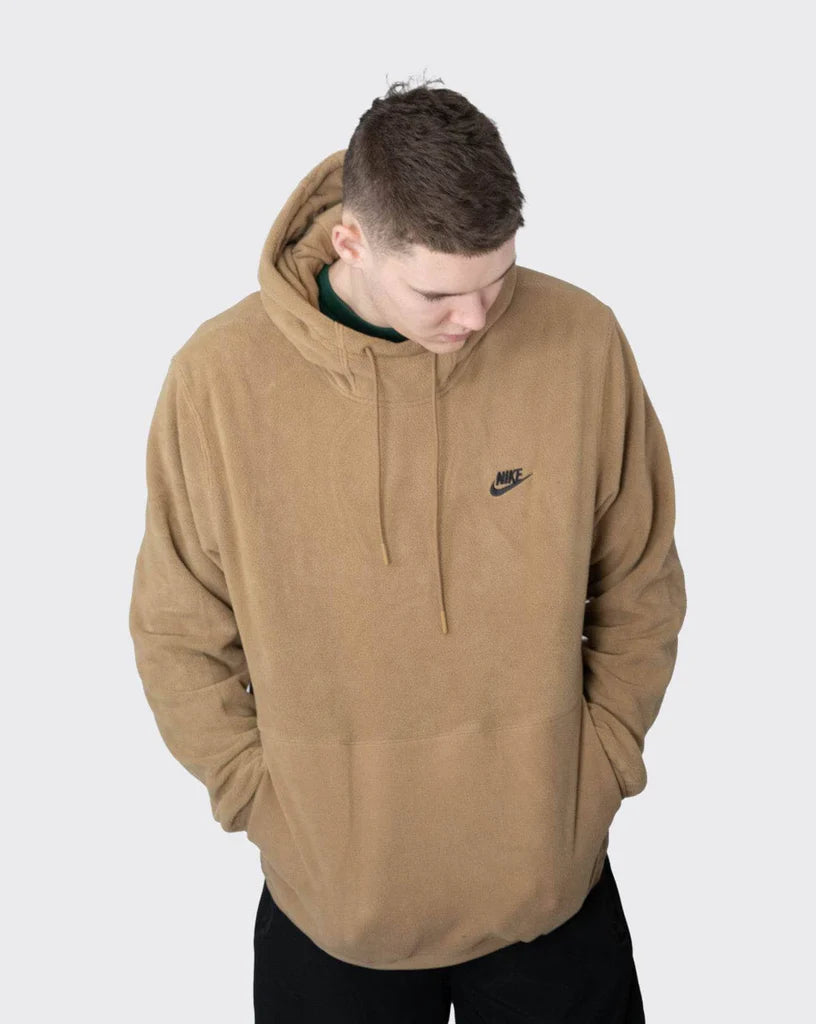 Nike Fleece Pullover Hood - Tan